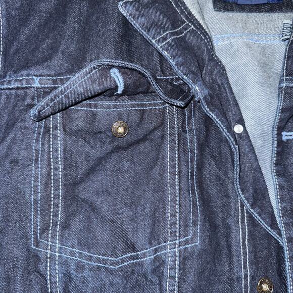 Fubu Vintage 1990’s Men’s Blue Denim Trucker Jean Jacket Size XL - Picture 15 of 15